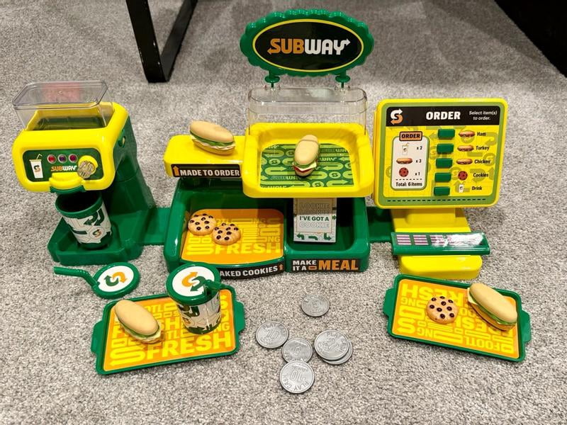 World Tech Toys Subway Mini Store 29 Piece Playset, Kids Pretend