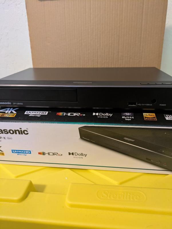 Panasonic 4K Ultra HD Blu Ray Player with Dolby Vision, HDR10, and