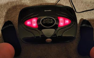 Customer reviews for Homedics Vibration Foot Massager with Soothing Heat,  Gray | Walmart.com