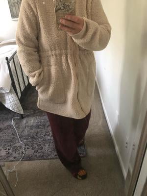 Time and True Womens Midlength Chinch Waist Sherpa - Walmart.com