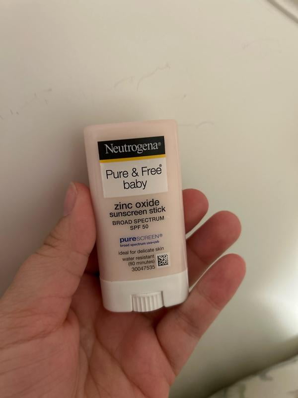 Neutrogena Pure Free Baby Mineral Sunscreen Stick, SPF 50,