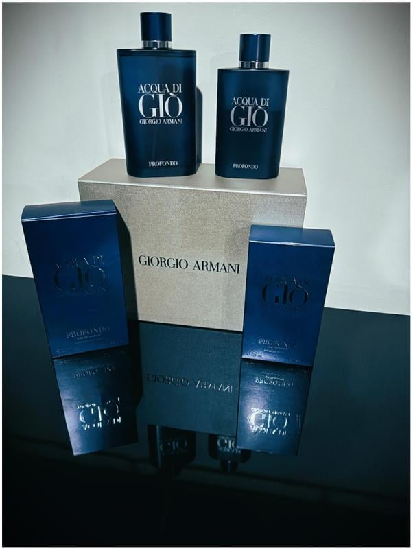 Giorgio Armani Acqua di Gio Profondo セット Giorgio Armani Men's 2-Pc. Acqua di Giò Profondo Eau de
