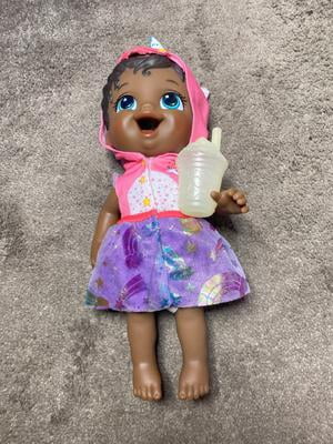 Baby Alive Tinycorns Puppe - Panda Einhorn Mit Trink- Und Nassmach-Funktion Für Kinder Ab 3