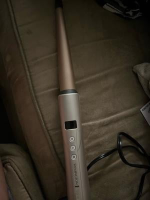 Remington Shine Therapy Curling Wand, 1" To 1½" Tapered Barrel, Argan Oil & Keratin Infused, Ceramic, 10 Heat Settings, Auto Shut-Off, Includes Heat Glove - View #2