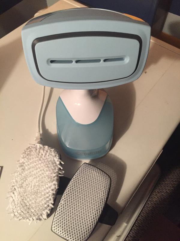 BLACK+DECKER Advanced Handheld Garment / Fabric Steamer with 3 Attachments,  Gray/Blue, HGS200 for Sale in Las Vegas, NV - OfferUp