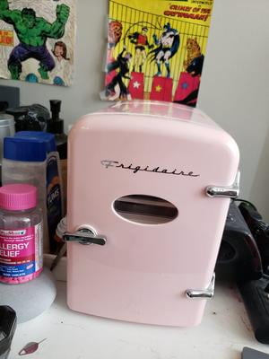 frigidaire 6 can mini fridge walmart