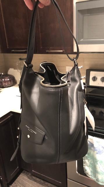 Marc Jacobs Brown Leather “The Sling” Convertible Crossbody Bag