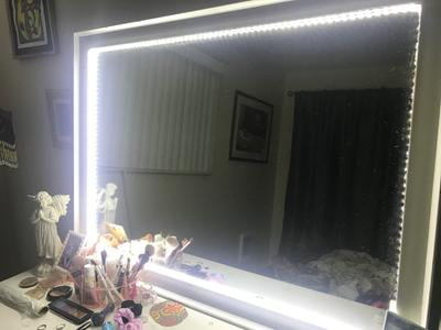 Tsv Led Vanity Mirror Lights Kit For Makeup Dressing Table Vanity Set 13ft Flexible Led Light Strip 6000k Daylight White With Dimmer And Power Supply Diy Hollywood Style Mirror Mirror Not Included