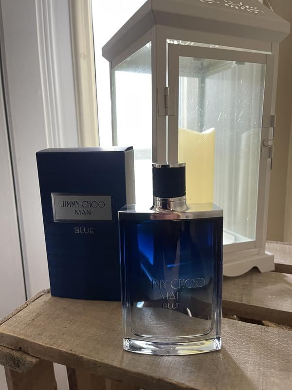 Jimmy Choo Man Blue Eau De Toilette Spray, Woody Aromatic