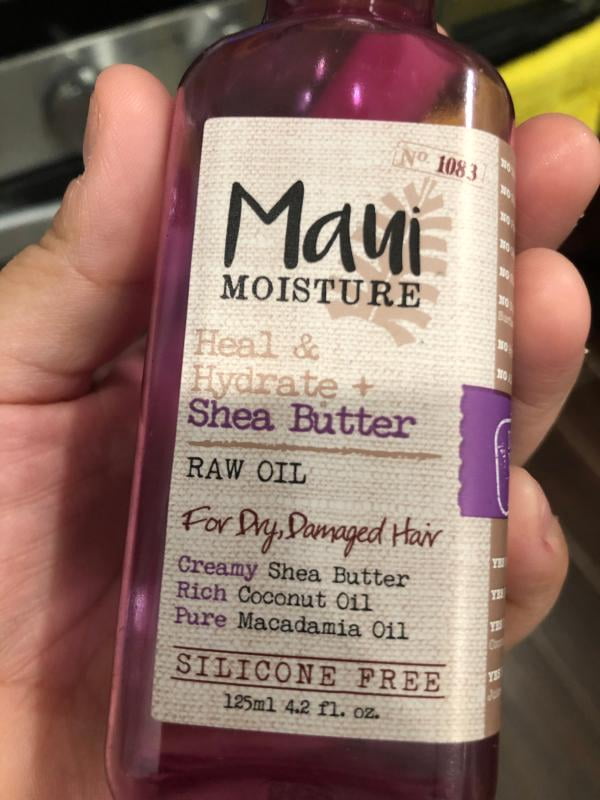 maui moisture shea butter raw oil