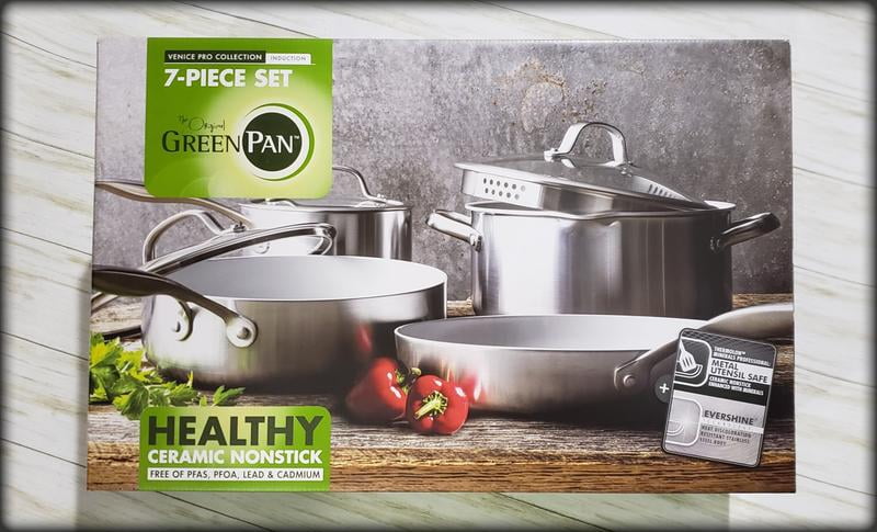 Greenpan® Venice Pro Ceramic Nonstick 7-Piece Cookware Set