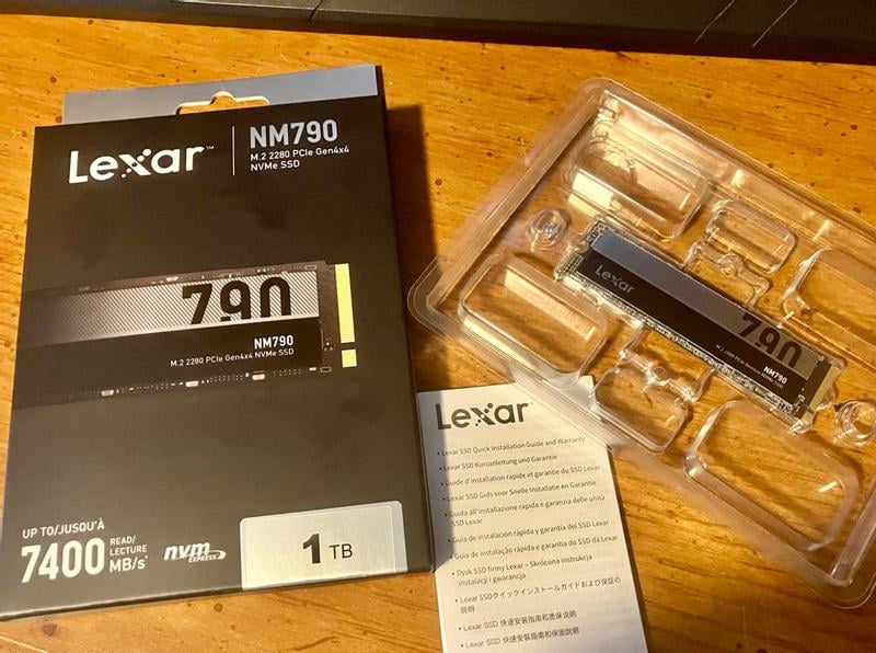 Lexar NM790 1TB PCIe Gen 4x4 NVMe M.2 Internal SSD - Walmart.com
