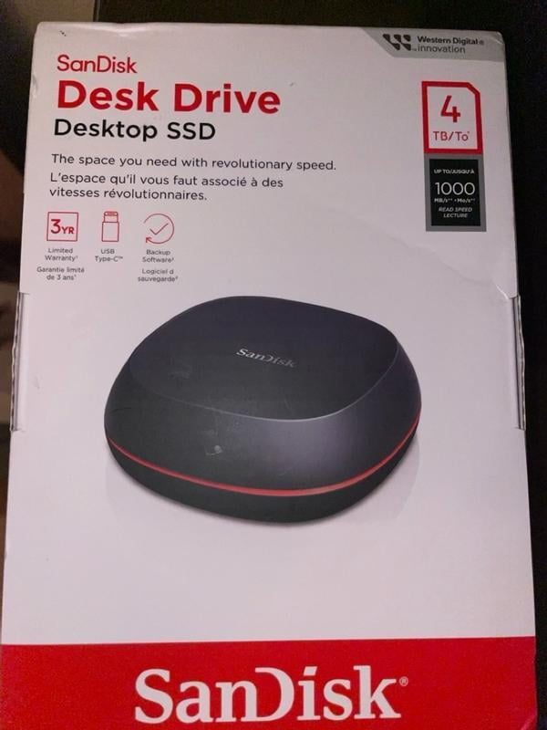 SanDisk 8TB SSD Desk Drive - Memory Hard Drive, Computer Terabyte