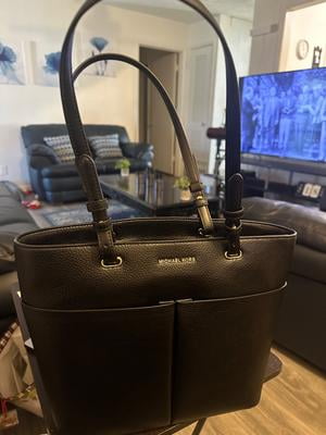 MICHAEL Kors Bedford Tote, Top Zip, Black Leather