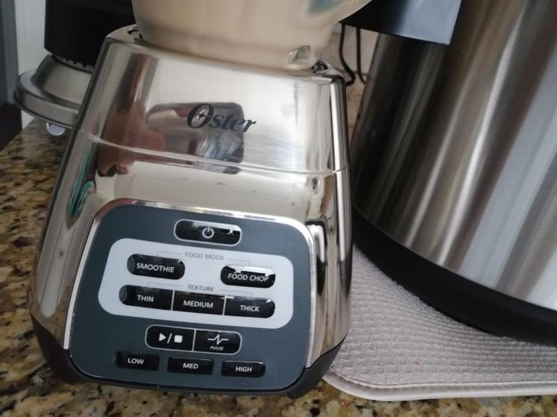 Oster Master Series Blender, Texture Select, Blend-N-Go Cup, Glass
