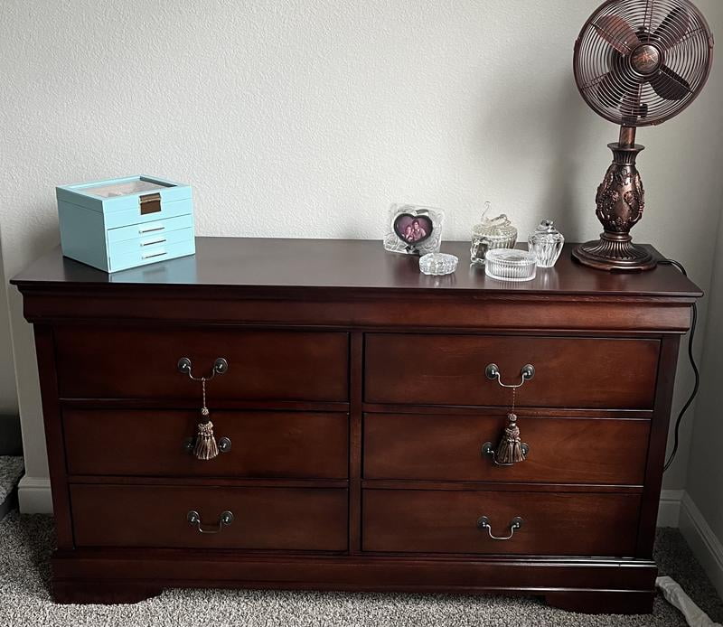 alisdair dresser dark brown Ashley Alisdair Dresser Brown main image 1
