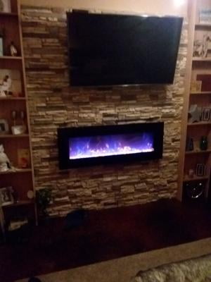 Northwest 54 Inch Electric Wall Mounted Fireplace With Fire And Ice Flames Com - Wall Mounted Led Fire And Ice Electric Fireplace With Remote 54 Northwest 54 Inch Electric Wall Mounted Fireplace With Fire And Ice Flames Com - Wall Mounted Led Fire And Ice Electric Fireplace With Remote 54