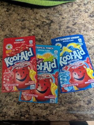 Kool-Aid Flavor Variety Pack - Tropical Punch, Cherry, Blue