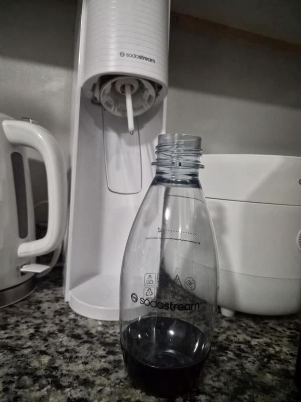 SodaStream, Carbonating Bottles, 2 Pack, Black Half Liter