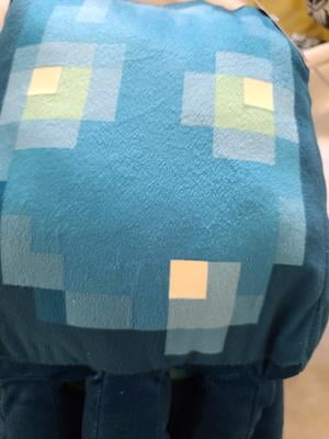 Minecraft Squid Glow In The Dark Blue Pillow Buddy 1 Piece Walmart Com Walmart Com