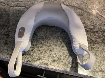 HoMedics Pro Therapy Vibration Neck Massager With Soothing Heat and  Vibration, Two Speeds,NMSQ-217HJ-TN, Tan