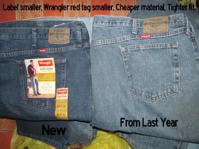 wrangler red tag jeans