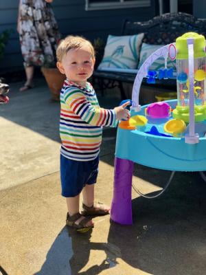 Little Tikes Fun Zone Battle Splash Water Table Game for Kids