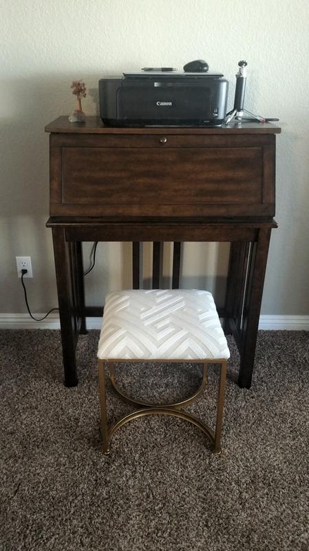 Signature Design By Ashley Harpan 32 In Home Office Drop Front Secretary Desk Walmart Com Walmart Com