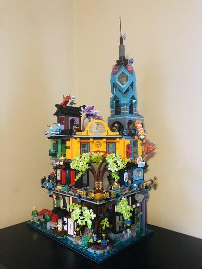 LEGO NINJAGO NINJAGO City Gardens 71741 Building Toy Featuring 19