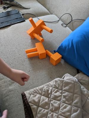 Spark. Create. Imagine. Foam Peg Building Blocks, 100 Pieces, Age 3 years  +, Preschool Learning Toy 