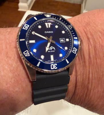 Casio MDV-106B-2AVCF Blue - Walmart.com