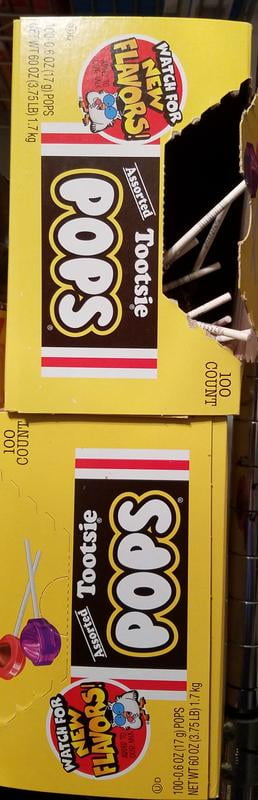 Tootsie Roll Tootsie Pops, Assorted Flavors, 100/Box