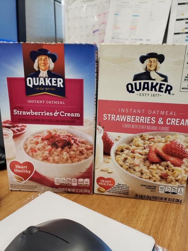 Quaker Oatmeal Nutrition Facts Strawberries And Cream Besto Blog quaker-fruit-cream-instant-oatmeal-variety-pack-smartlabel