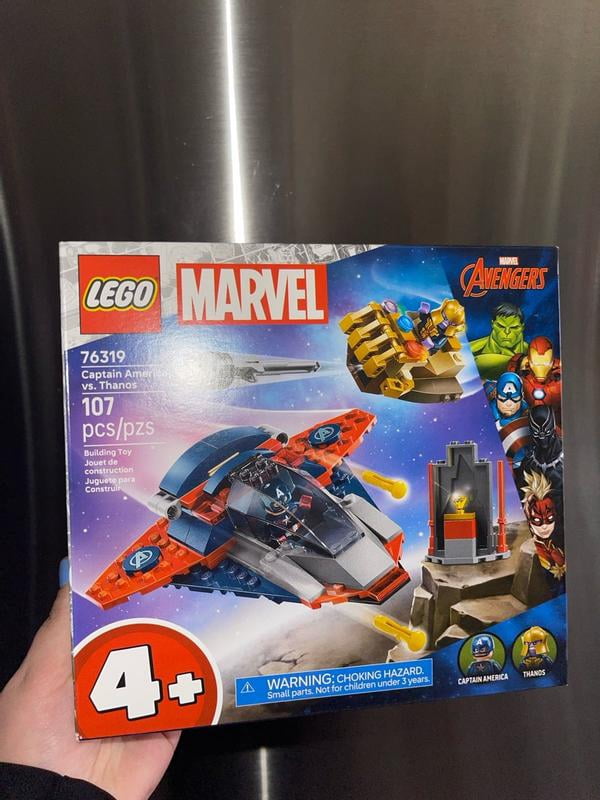 LEGO Marvel Captain America vs. Thanos Building Set, 76319, 107