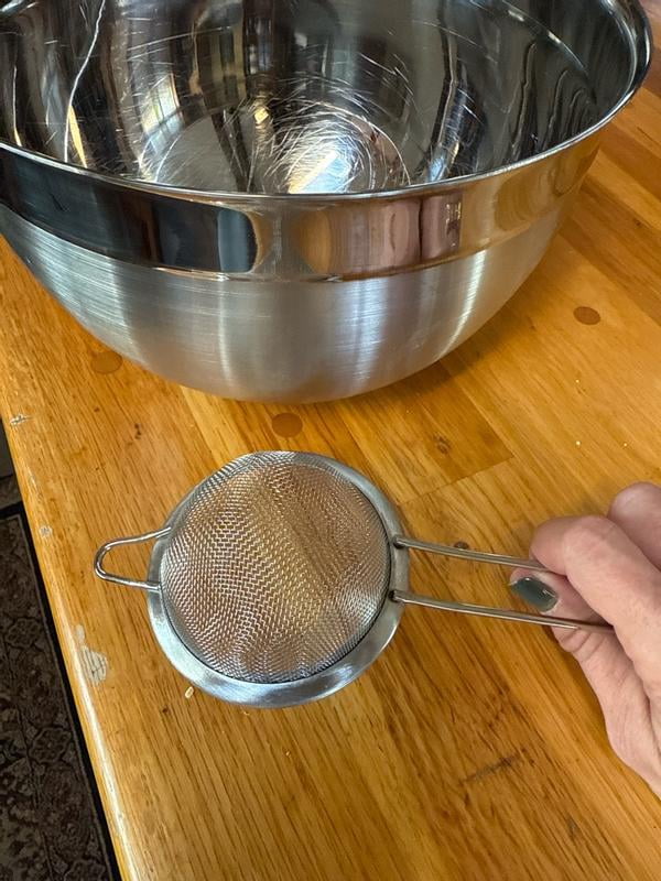 OXO SoftWorks Mini Fine Mesh Strainer - Stainless Steel - Walmart.com