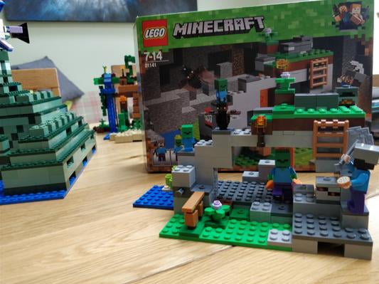 lego minecraft the zombie cave