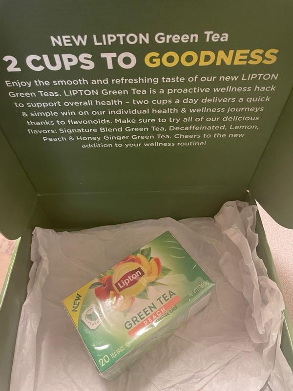 Customer reviews for Lipton Peach Green Tea Bags, 20 Count