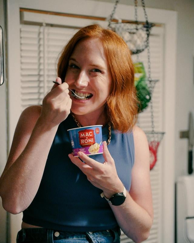 Mac A Roni Creamy White Cheddar Pasta Cups, 2.04 oz, 4 Count