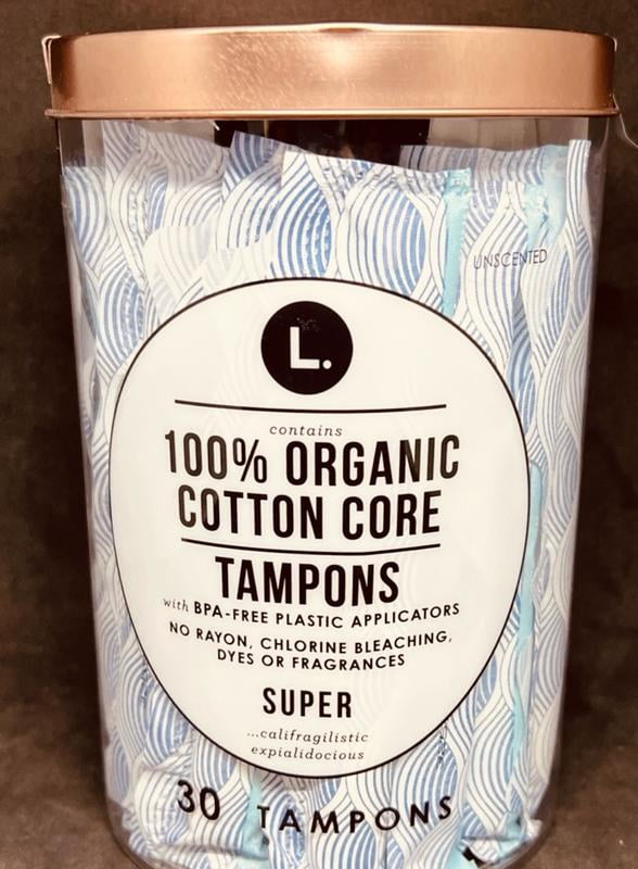 L. Organic Cotton Tampons DuoPack - Regular/Super Absorbency, 42