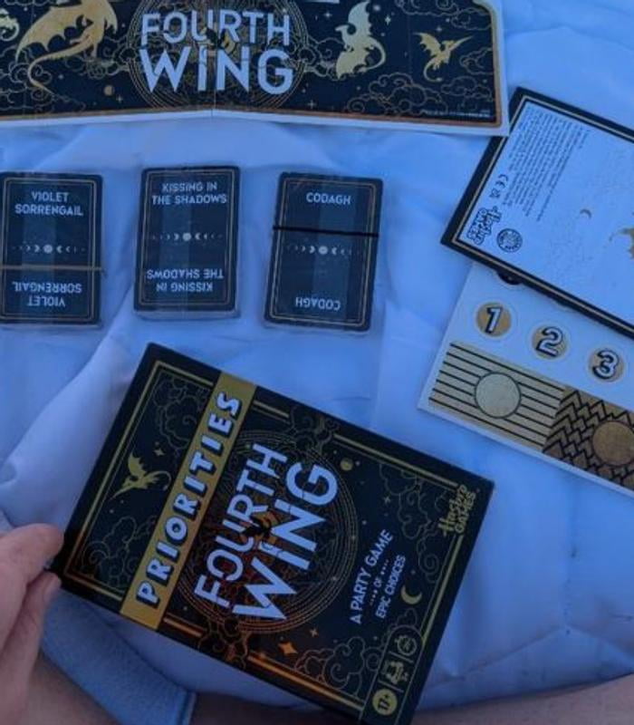 3 Spelers 20 Minuten Priorities Fourth Wing Edition Spel – Officieel Feestspel Gebaseerd Op De Empyrean Serie Sequence Board Games