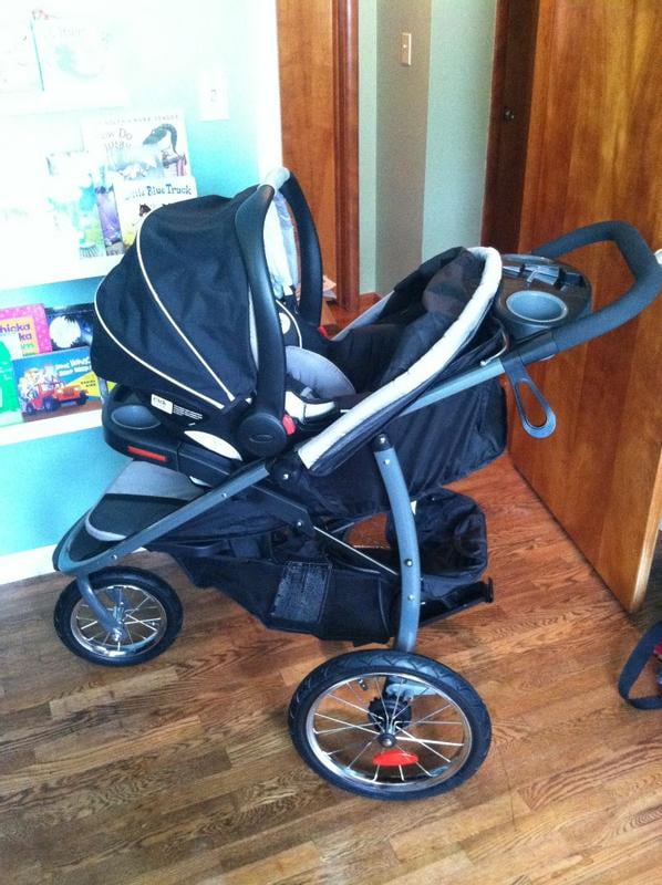 Customer reviews for Graco FastAction Fold Jogger Stroller with Quick  Connect and Large Storage, 37 lbs, Gotham | Walmart.com