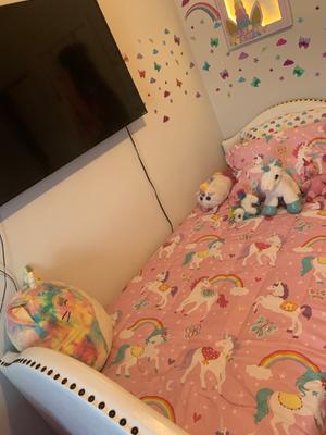 Download Your Zone Rainbow Unicorn Bed In A Bag Coordinated Bedding Set Walmart Com Walmart Com PSD Mockup Templates