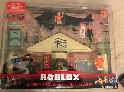Roblox Action Collection Jailbreak Museum Heist Covert Ops Edition Playset Includes Two Exclusive Virtual Items Walmart Com Walmart Com - roblox jailbreak great escape playset