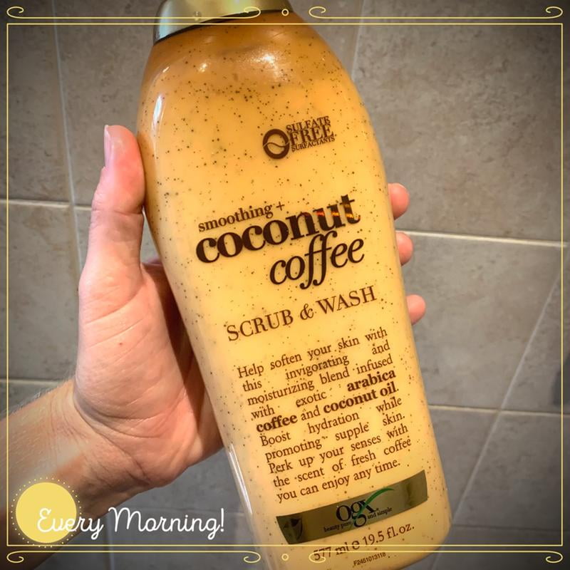 Ogx Coconut Coffee Body Scrub Product Review My Life