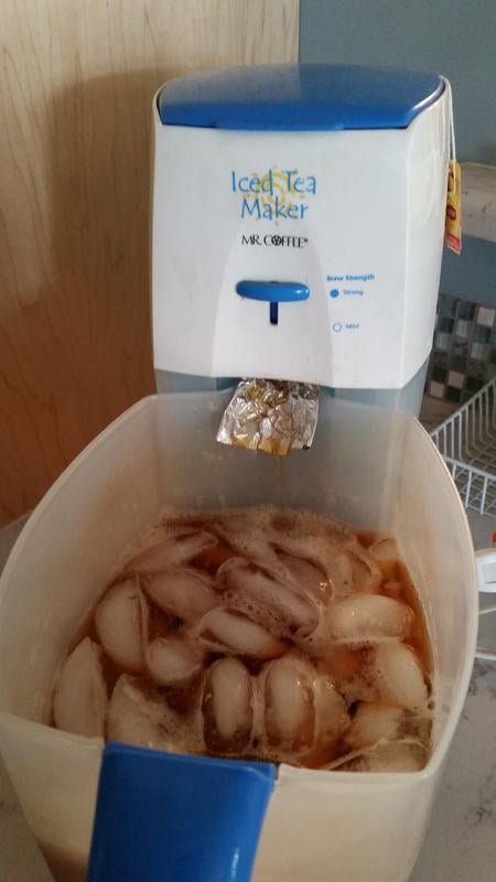 Mr. Coffee Iced Tea Maker 3 Quart Model TM70TS Teal Brewer & Basket Only  TESTED