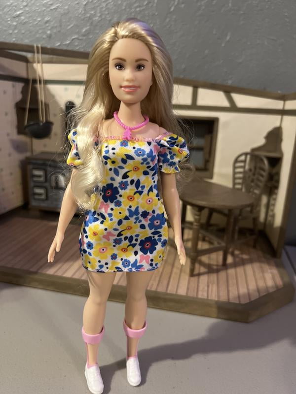 Barbie Fashionistas Doll #208, Realistic Barbie Body with Down Syndrome, Floral  Dress, 11.73 in - Walmart.com