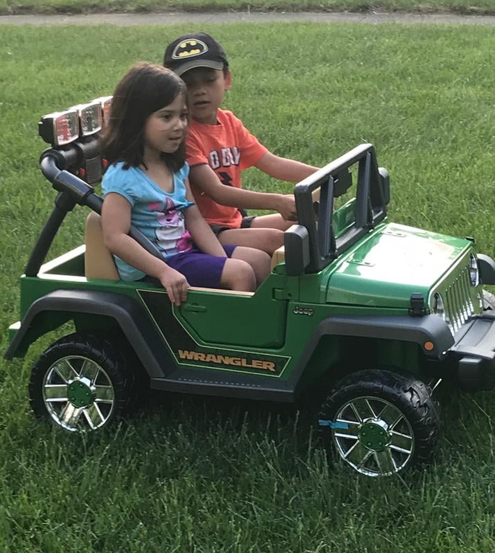 power wheels deluxe jeep wrangler 12 volt ride on