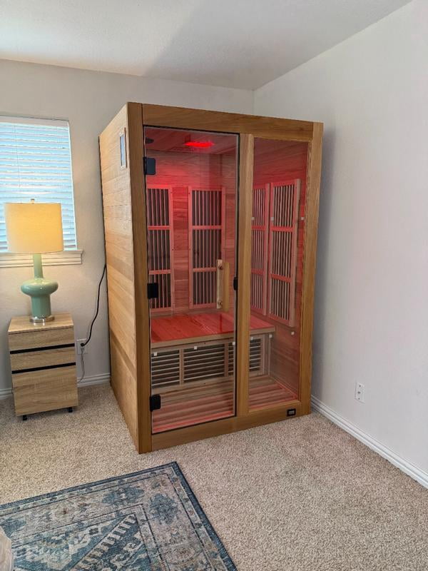 Backyard Discovery 2-Person Cedar Wood Indoor Infrared Sauna with