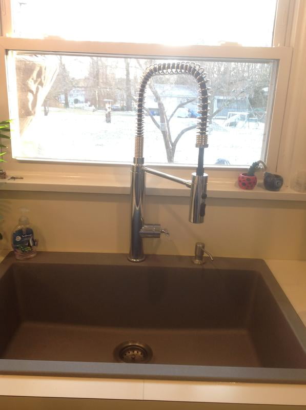 Kohler K-24982-CP Purist Kitchen Sink Faucet, Polished Chrome 