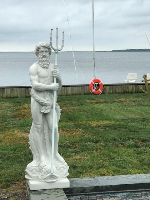 Design Toscano Poseidon: God of the Sea Grand-Scale Sculpture
